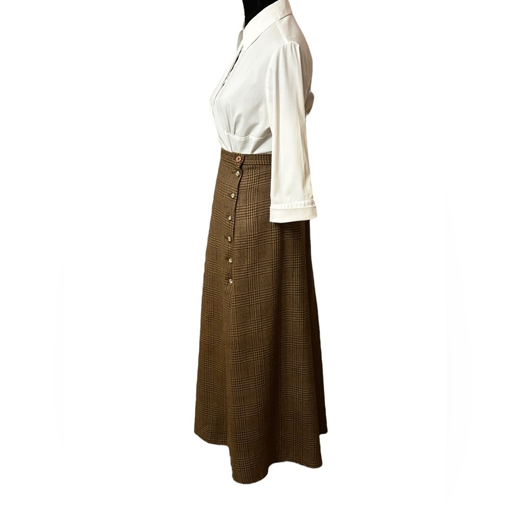 EVG Vintage Breeches Tweed A-Line Skirt Made in USA 🇺🇸 Size 4 - Picture 5 of 11